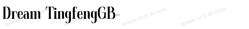 Dream TingfengGB字体转换